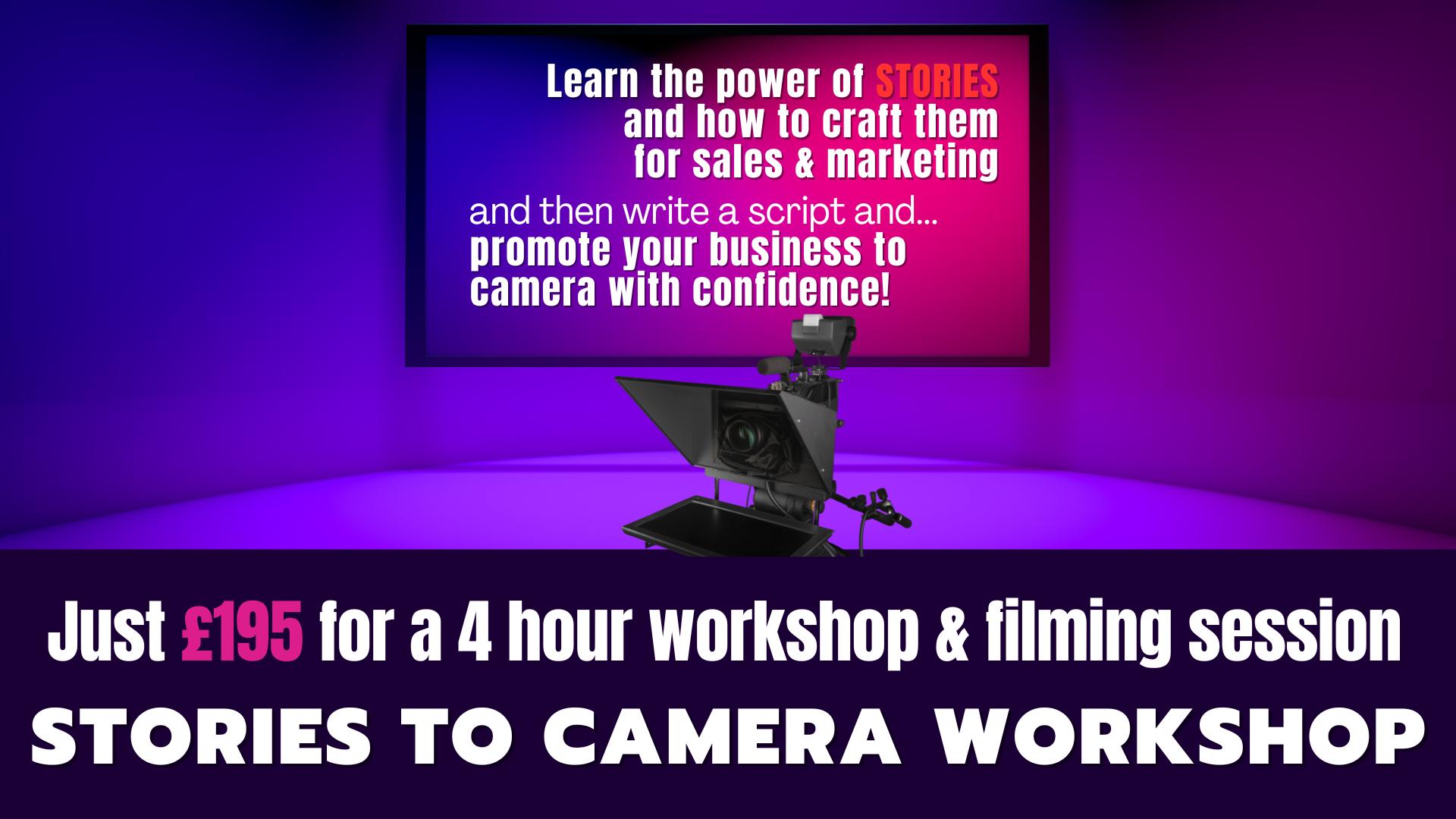 stories to camera workshop website